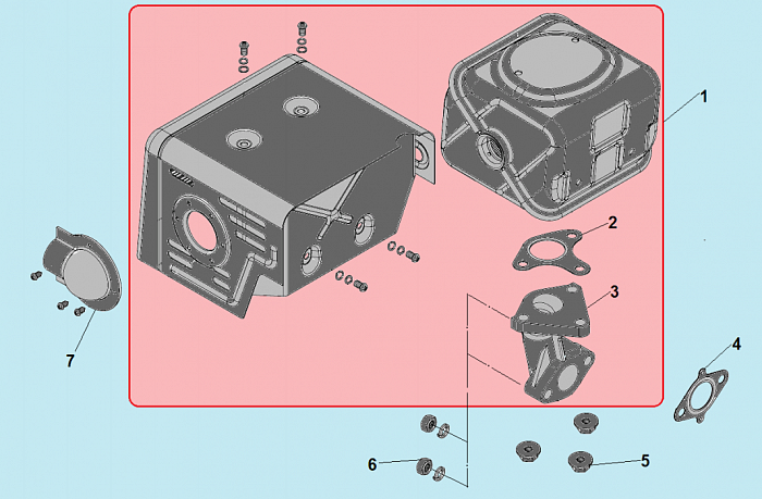 20 ГЛУШИТЕЛЬ МОТОБЛОК CHAMPION ВC1193