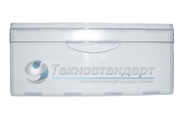 Панель ящика холодильника Атлант-Минск, прозрачная, H=210 мм, L= 465 мм, код 774142100900, замена 774142100901, оригинал