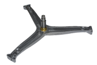 Крестовина барабана стиральной машины Атлант, лучи 23,5 см, вал 7,7 см, d - 30 мм, крепление под болт, код 730136201400